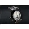 Image 3 : Original Triner-patent scale for packages or  letters, black enamel of tin, showing Adams  Express C