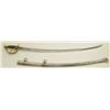 Image 1 : Scarce Ames Mfg. Co. Model 1840 U.S. sword  and scabbard with rare late dated blade of  1858. This s