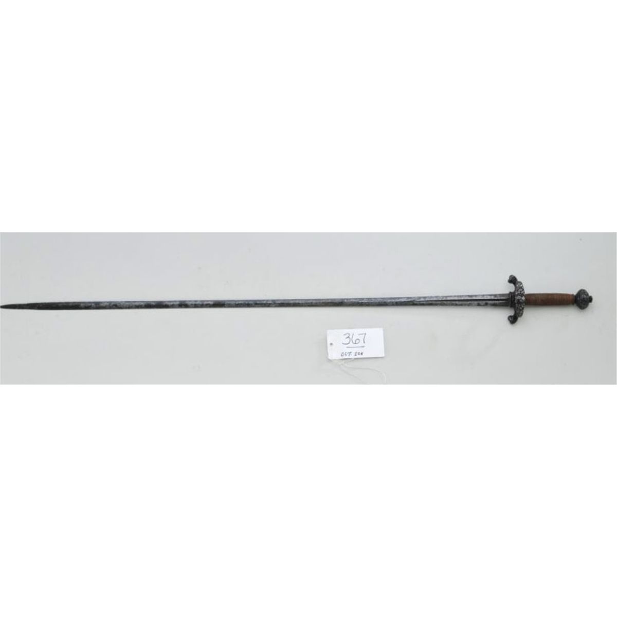 Italian light rapier or ‘pillow sword’, 36” blade, 42” overall