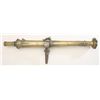 Image 1 : Cast brass Lantaka cannon approx. 33-1/2”  overall with cast swivel, classic cast  decorations and d
