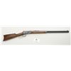Image 1 : Winchester model 1894 lever-action rifle, 26”  round barrel, full magazine, rifled butt,  custom blu