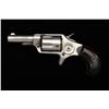 Image 2 : Colt New Line .32 caliber revolver, nickel  plated, rosewood grips, serial #10160. The  revolver rem