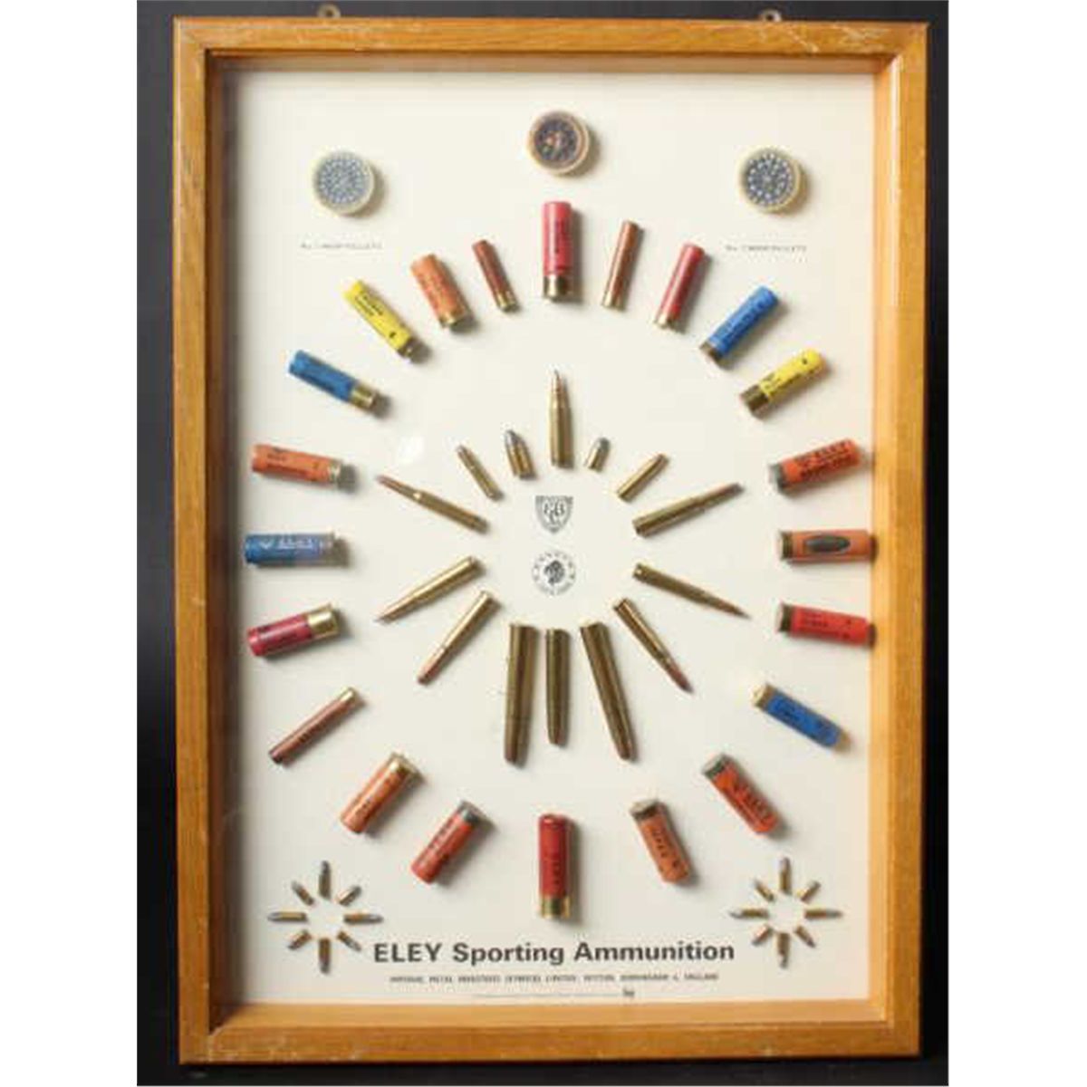 Cartridge display board advertising Eley ammunition, Imperial Metal ...