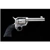 Image 1 : Colt Single Action Army revolver, 2nd  generation, .45 caliber, 4-3/4” barrel,  factory nickel plate