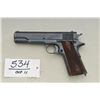Image 1 : Colt model 1911 Government model, US Military  issued and property marked, blued finish,  diamond ch