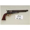 Image 1 : Colt model 1860 Army revolver, .44 caliber  percussion revolver, 8” barrel, traces of  blue and case