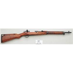 Japanese Arisaka bolt-action Type 38 carbine,  6.5mm cal., 19” barrel, military finish,  wood stock,