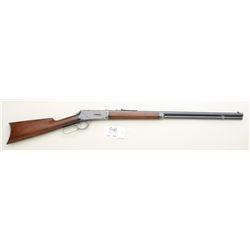 Winchester model 1894 rifle, .38-55 caliber,  26” round barrel, full magazine, rifle butt,  serial #