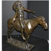 Image 1 : Early posthumous casting of American Indian  on horseback entitled Addressing the Great  Spirit, ori