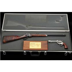 1 of 100 edition Freedom Arms .454 Casull  caliber single action revolver with Shiloh  Sharps in mat