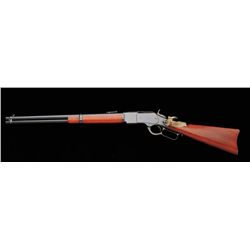 Winchester model 1873 saddle-ring carbine,  .44-40 caliber, blue finish, serial #551052B,  in fine t