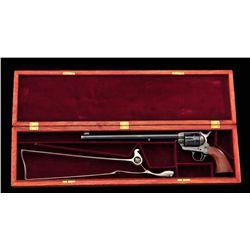 Colt Buntline Special, 2nd Gen, .45 colt  caliber, 12 barrel, blue and case hardened  finish, standa