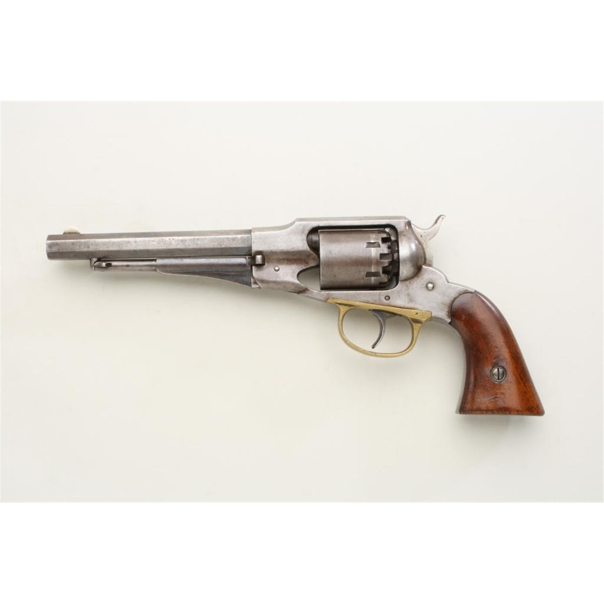 Remington-Rider DA New Model Belt revolver, .36 cal., 6-1/2” octagon ...