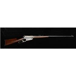 Winchester Model 1895 lever action rifle, .30  Army cal., 28” round barrel, blue finish,  wood stock