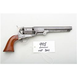 Colt 1851 Navy revolver, .36 caliber  percussion, small guard series, blue and case  hardened, varni