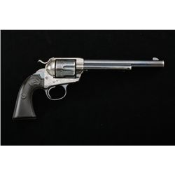 Colt Bisley model Single Action revolver,  .32-20 caliber, 7-1/2” barrel, blue and case  hardened fi