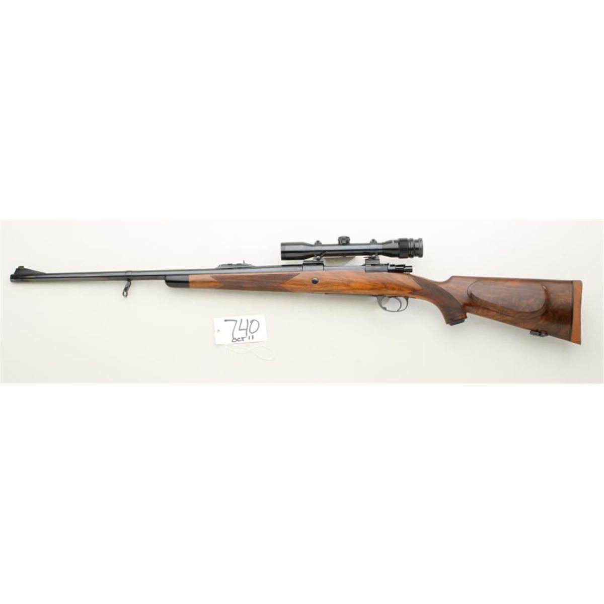 Interarms Mauser action rifle, .375 H&H Magnum caliber, 24” heavy round ...