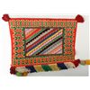 Image 1 : Hand-woven Navajo blanket of Germantown wool.  Measures approx. 35”l by 25”w with fancy  colors and 