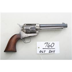Colt Single Action Army revolver, US  Artillery series, .45 caliber, 5-1/2” barrel,  blue and case h