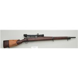 U.S. Remington Model 03-A4 sniper rifle,  .30-06 cal., 24” barrel dated 6-43 with R.A.  and flaming 