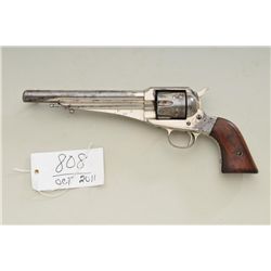 Remington model 1875 single-action frontier  revolver, 7-1/2” barrel, .44-40 caliber,  nickel plated