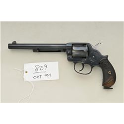 Colt model 1878 double-action frontier  revolver, .45 caliber, 7-1/2” barrel, reblued  finish, hardr