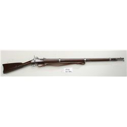 U.S. Springfield  Model 1861 percussion  Rifle, .58 cal., 40” barrel, bright finish,  full wood stoc