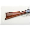 Image 2 : Winchester Model 1873 lever action rifle, .38  WCF cal., 26” octagon barrel, blue finish,  wood stoc
