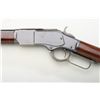 Image 5 : Winchester Model 1873 lever action rifle, .38  WCF cal., 26” octagon barrel, blue finish,  wood stoc