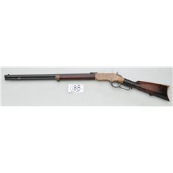 Winchester 1866 2nd model Henry-marked rifle,  .44 Rimfire caliber, 24" octagon barrel,  full magazi