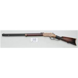 Winchester 1866 2nd model Henry-marked rifle,  .44 Rimfire caliber, 24" octagon barrel,  full magazi