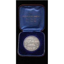 wells 1852 commemorative fargo railways medallion