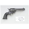 Image 1 : Colt Single Action Army revolver, .45 Colt  caliber, 4-3/4” barrel, dark brown patina  finish, hardr