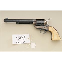 Colt Second Generation SAA revolver, .45  cal., 7-1/2” barrel, blue and case hardened  finish, custo