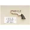 Image 1 : Sharps Model 1 four barrel pepperbox pistol,  .22 cal., 2-1/2” barrels, re-nickeled finish,  floral 
