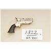 Image 2 : Sharps Model 1 four barrel pepperbox pistol,  .22 cal., 2-1/2” barrels, re-nickeled finish,  floral 
