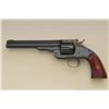 Image 3 : 1875 Schofield revolver by Navy Arms, .45  colt caliber, 7” barrel, blued finish,  cartouched grips.