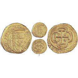 Mexico City, Mexico, cob 8 escudos, 1714J, from the 1715 Fleet.