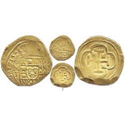 Mexico City, Mexico, cob 8 escudos, 1715J, from the 1715 Fleet.