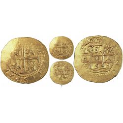 Lima, Peru, cob 8 escudos, 1699R, rare, from the 1715 Fleet.