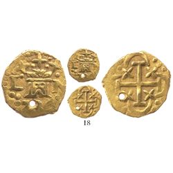 Lima, Peru, cob 1 escudo, 1736N.