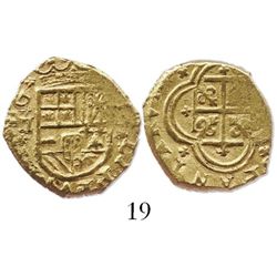 Cartagena, Colombia, cob 2 escudos, assayer E to right, style of 1632-33.