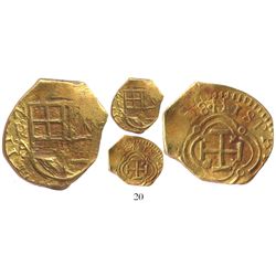 Bogota, Colombia, cob 2 escudos, (16)28A, from the "Mesuno Hoard" (ca. 1636), very rare, plate coin