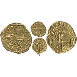 Bogota, Colombia, cob 2 escudos, 1640/39A, bold date, rare.