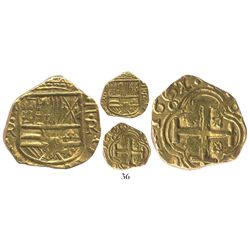 Bogota, Colombia, cob 2 escudos, 1662/1R, rare, plate coin in Restrepo-Lasser.