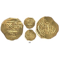 Bogota, Colombia, cob 2 escudos, 1699, from the 1715 Fleet.