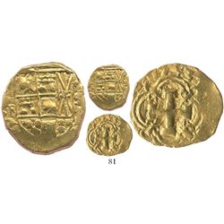 Bogota, Colombia, cob 2 escudos, 1743S, previously unknown assayer for date, ex-Lasser collection.
