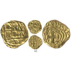 Bogota, Colombia, cob 2 escudos, (1)746(S), Philip V, rare, ex-Lasser collection.