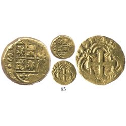 Bogota, Colombia, cob 2 escudos, 1751S, rare.