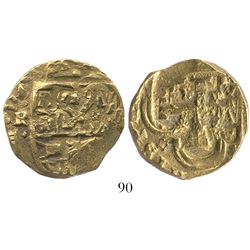 Seville, Spain, cob 8 escudos, Philip IV, assayer R.